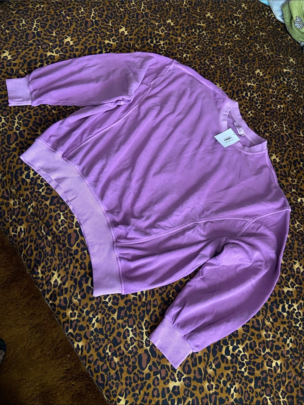 Zenana Outfitters Lavender Purple Pullover Sweatshirt